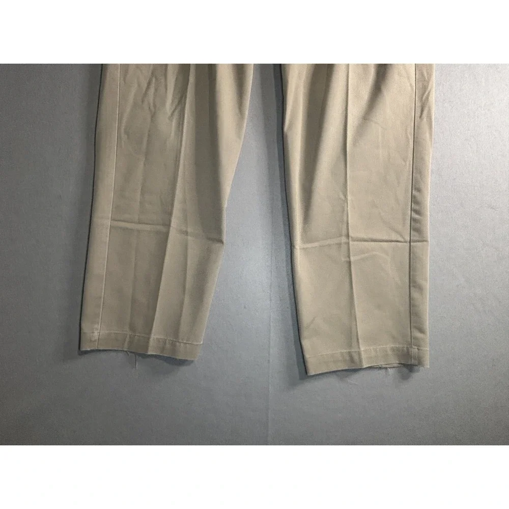 Polo Ralph Lauren Polo Chino Pleated Pants Men 40x30 Khaki Cotton